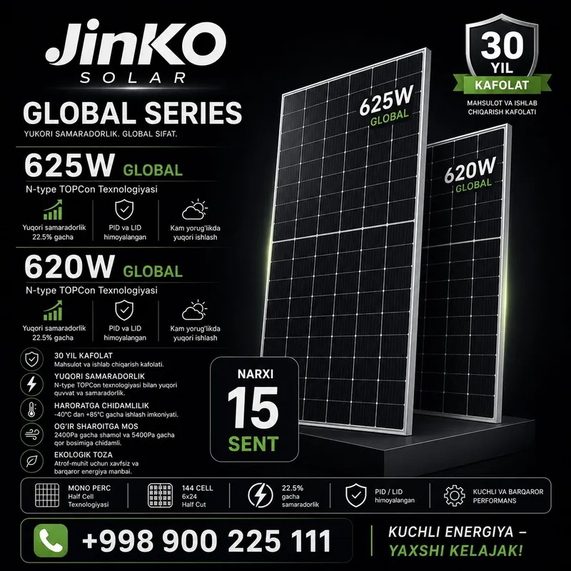 Jinko solar [quyosh panellar)
