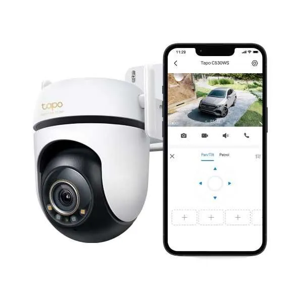 Tp-Link Tapo C530WS 5MP 3K Wi-Fi Уличная камера видеонаблюдения 3 Tp-Link Tapo C530WS 5MP 3K Wi-Fi Уличная камера видеонаблюдения 3
