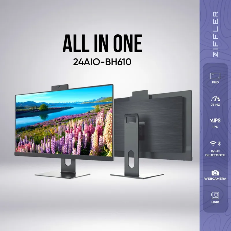 Monoblok ZIFFLER 24" FHD IPS Webcamera, Intel core i5 12400, 16GB RAM, 512GB SSD Monoblok ZIFFLER 24" FHD IPS Webcamera, Intel core i5 12400, 16GB RAM, 512GB SSD