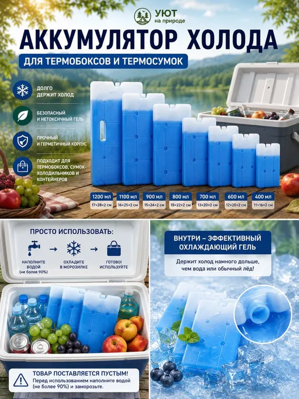 Акумулятор холода для термобокса и для термоконейнеров 5 Акумулятор холода для термобокса и для термоконейнеров 5