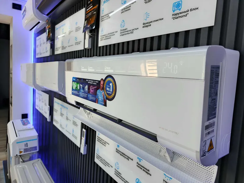 Премиум кондиционер Midea NOVA 3в1 охлаждение + вентиляция + очистка — фото 4 Премиум кондиционер Midea NOVA 3в1 охлаждение + вентиляция + очистка — фото 4