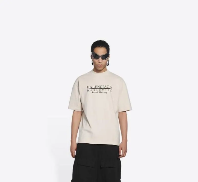 Футболка Balenciaga оверсайз, размер М