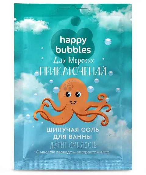 Шипучая соль для ванны Happy Bubbles Fito Косметик — фото 3