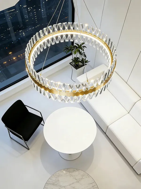 Lyustra Modern Crystal Gold — фото 7
