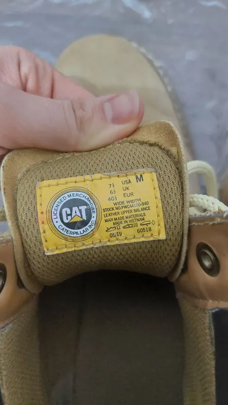 Продаются берцы (полусопожки) от брэнда CAT. Размер 40, в хорошем сост — фото 4
