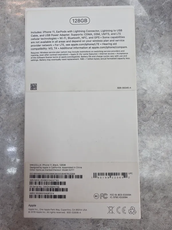 Срочно iPhone 11 128 ГБ 64% 8