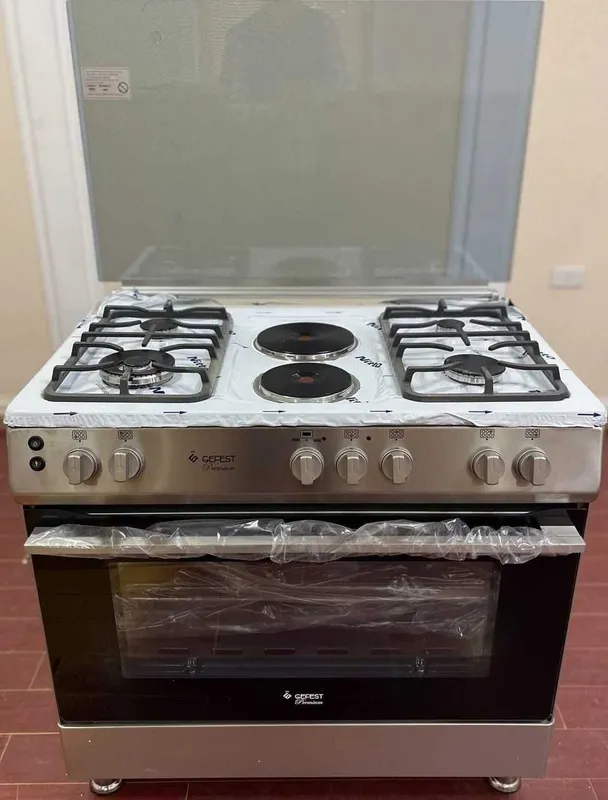 Gefest Комбинированная плита (90×60) Model: GF1042IX INOX Доставка 3