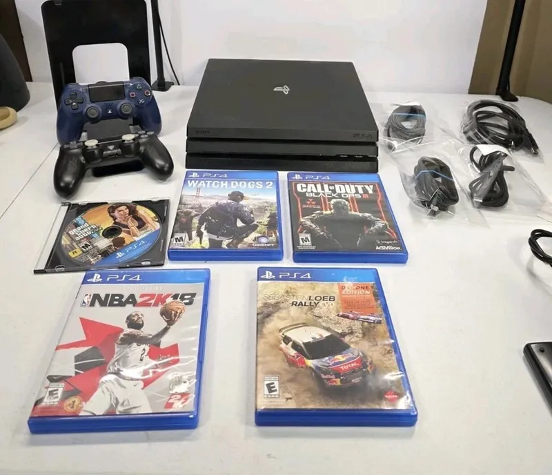 PlayStation 4 Pro 4k готовый с играми для Бизнеса и для дома, Доставка — фото 2
