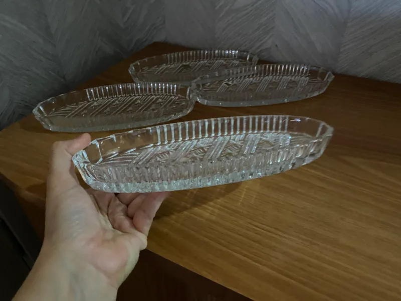 Хрустальная салатница, 4 шт. 3