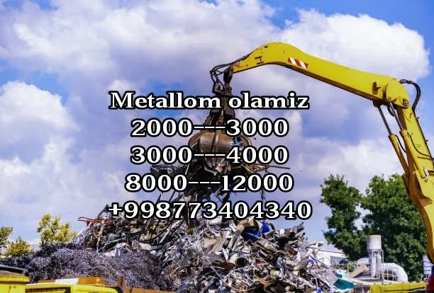 Metallom b/u metalom olamiz metallolom pererabotka metal 1 Metallom b/u metalom olamiz metallolom pererabotka metal 1