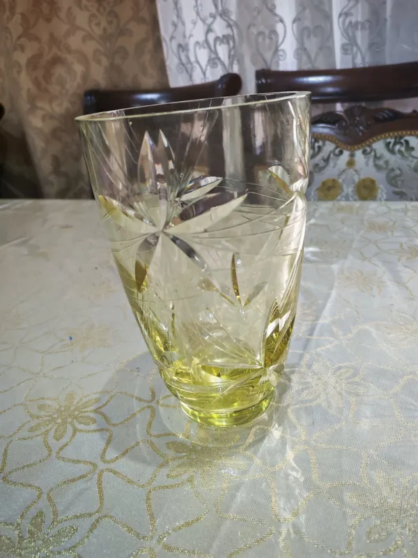 Хрустальная Ваза Чешская