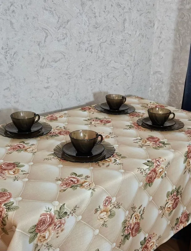 Турецкая скатерть на стол, защита от влаги — фото 3