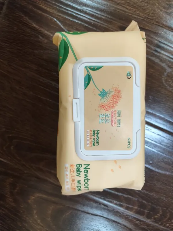 Детские влажные салфетки Newborn Baby Wipes 60 штук