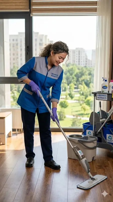 Professional cleaning xizmati 24/7. 100% sifatli va ishonchli.