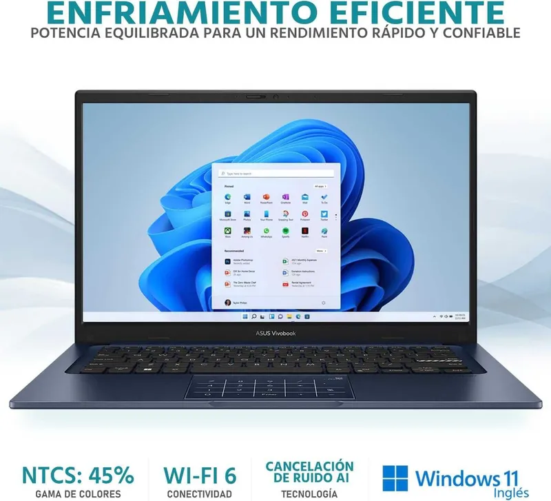 ASUS Vivobook 14" FHD Intel Core i7-1355U, 1.7GHz, 12GB RAM, 512GB SSD — фото 1