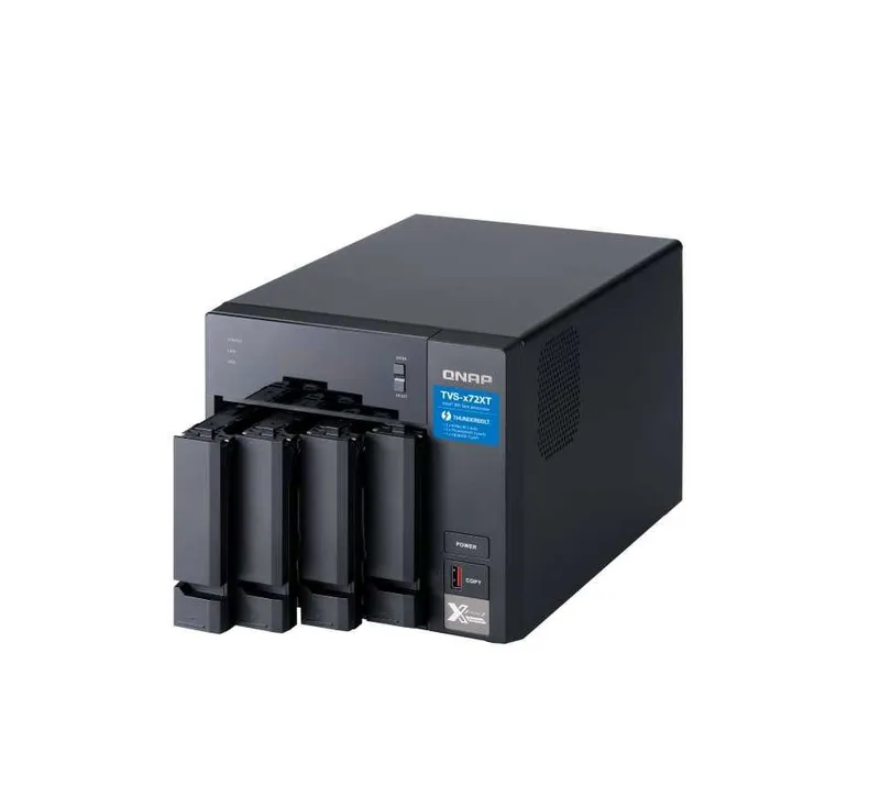 < Сетевой RAID-накопитель QNAP TVS-472XT-PT-4G 4-Bay 3.1GHz 4GB 4