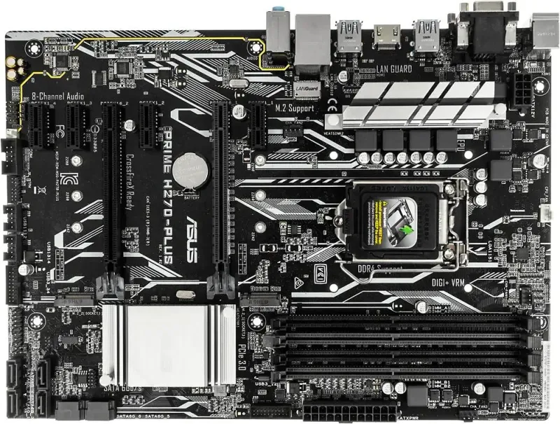 Материнская ASUS H270 Intel LGA-1151 ATX c процом 1 Материнская ASUS H270 Intel LGA-1151 ATX c процом 1