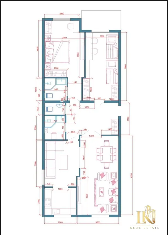 Продаётся 4-комнатная квартира в ЖК Charx Novza