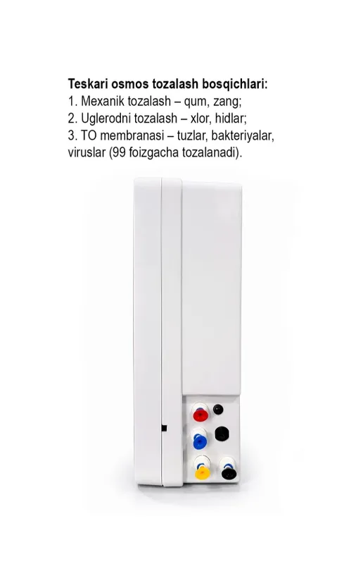 Suv filtirlari 5-bosgichlik arzon narlarida bolib tolash va naxt 2