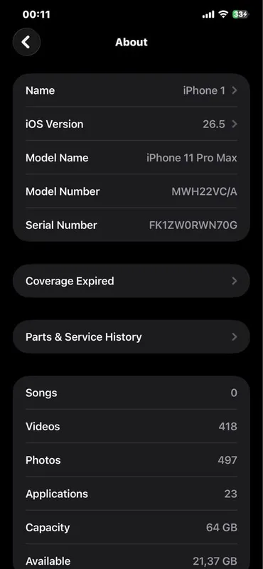 Iphone 11 pro max 64Gb 3 Iphone 11 pro max 64Gb 3