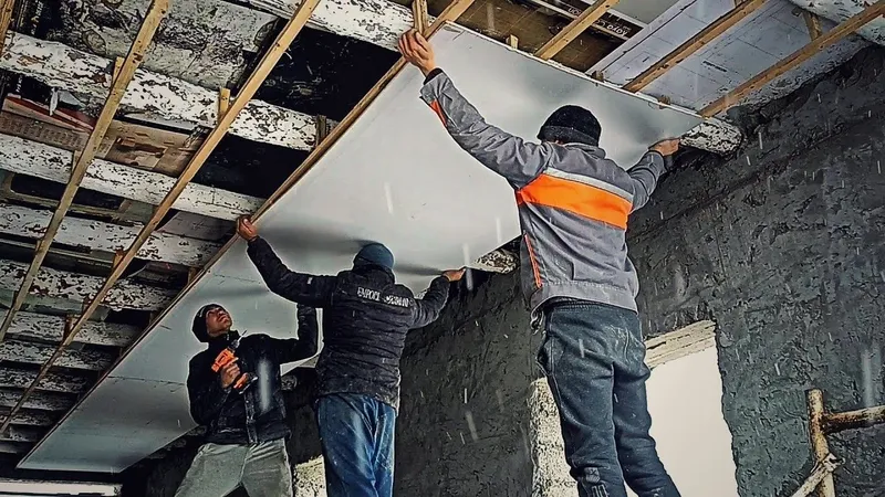 Plastik, gipsakarton, dekor, pol-patslok ishlari — фото 6