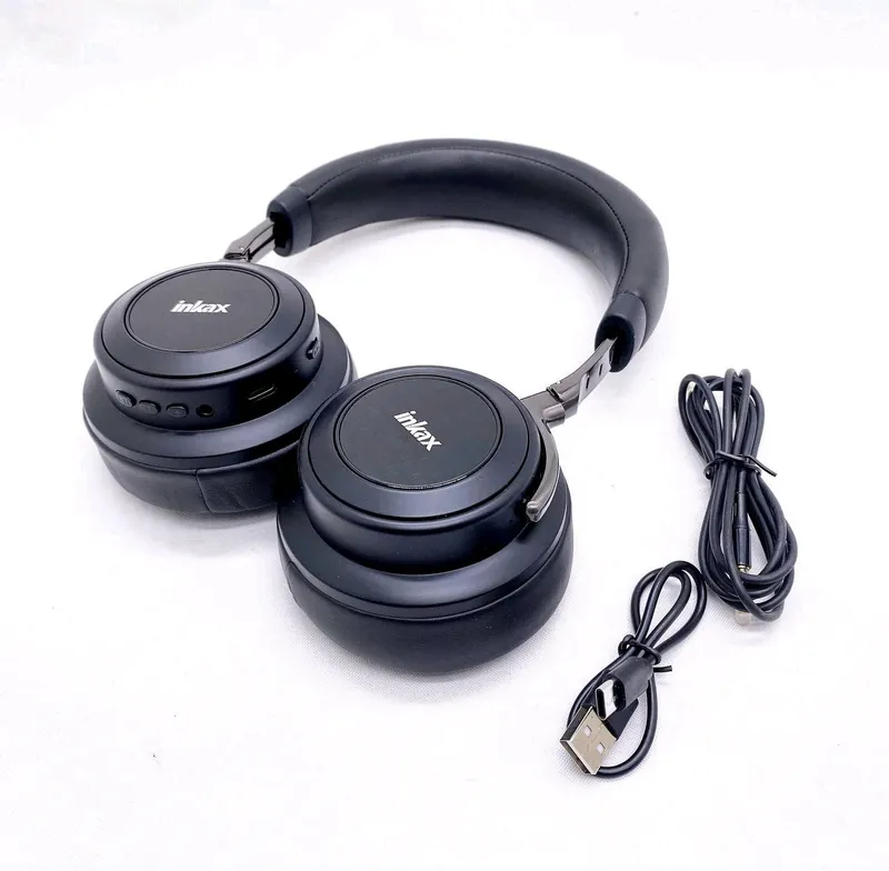 Naushnik Bluetooth Inkax H09 ANC Black — фото 1