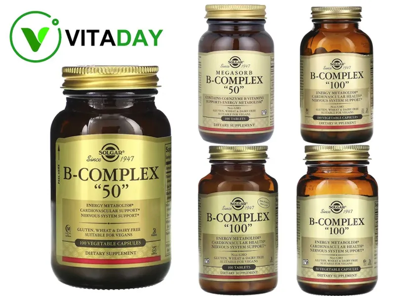 Solgar B-Complex 100 B Complex 100 B-Complex B Complex 50 B-комплекс Solgar B-Complex 100 B Complex 100 B-Complex B Complex 50 B-комплекс