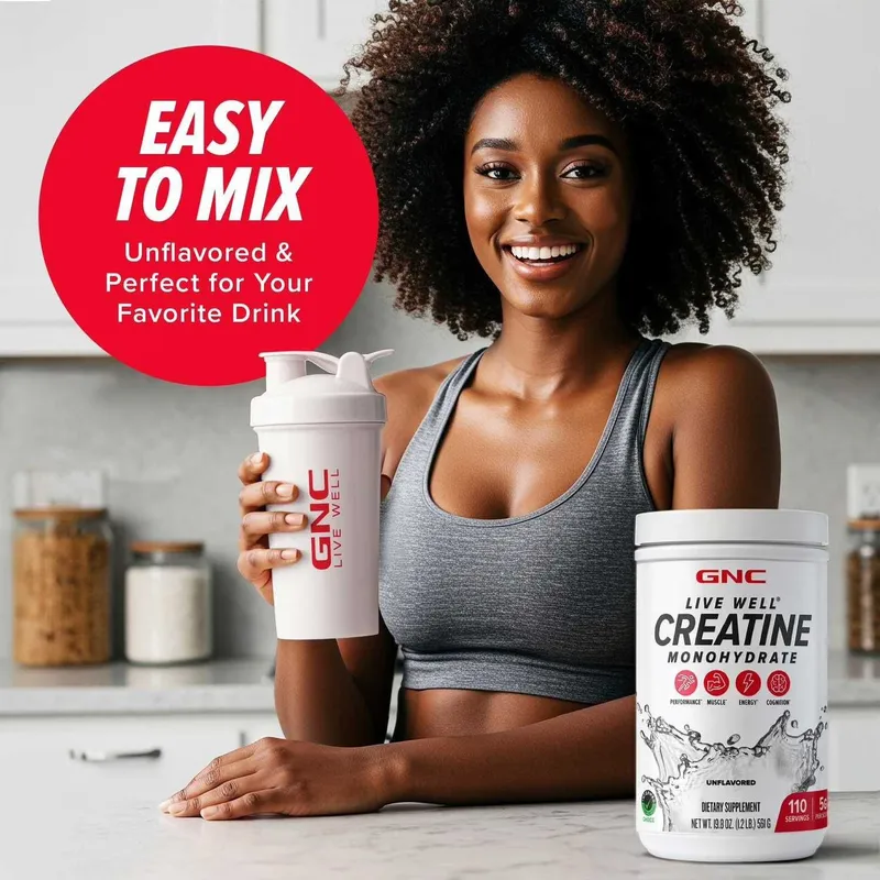 Креатин Моногидрат 561гр 110 порций GNC Live Well Creatine Monohydrate