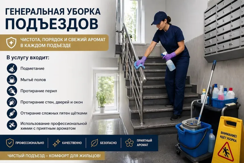 Генеральная уборка подъездов