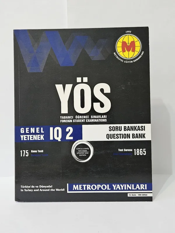 Купите книгу для подготовки к экзамену YOS и поступайте в вузы Турции!