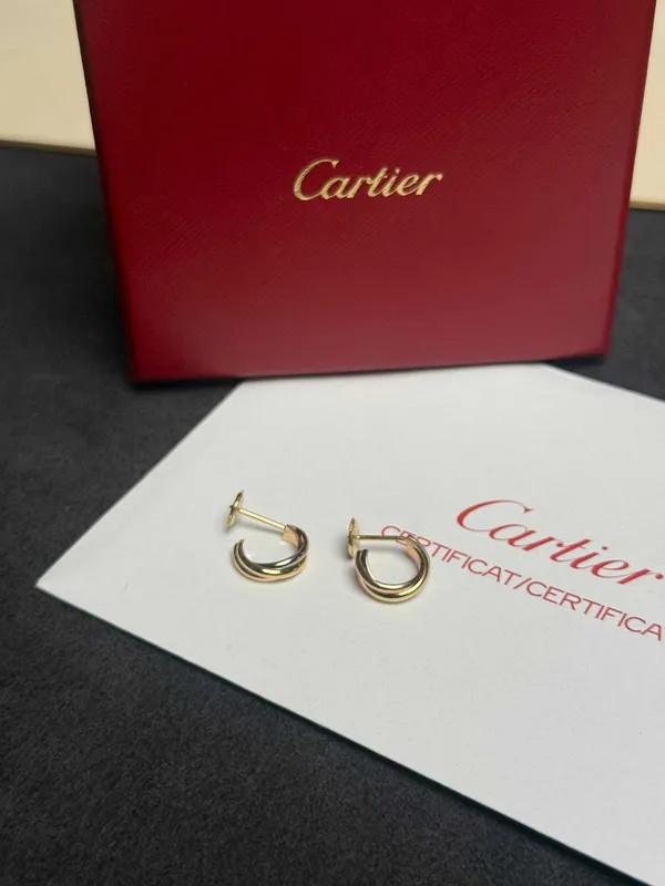 NEW Серьги Cartier Trinity mini model 1 NEW Серьги Cartier Trinity mini model 1