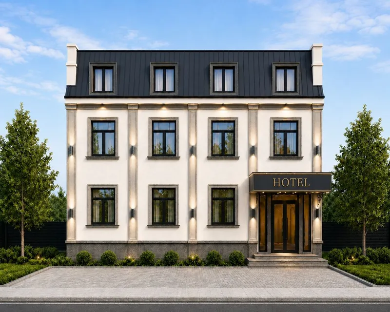 Здание под гостиницу 850 м² (22 номера) возле NRG Meros 1
