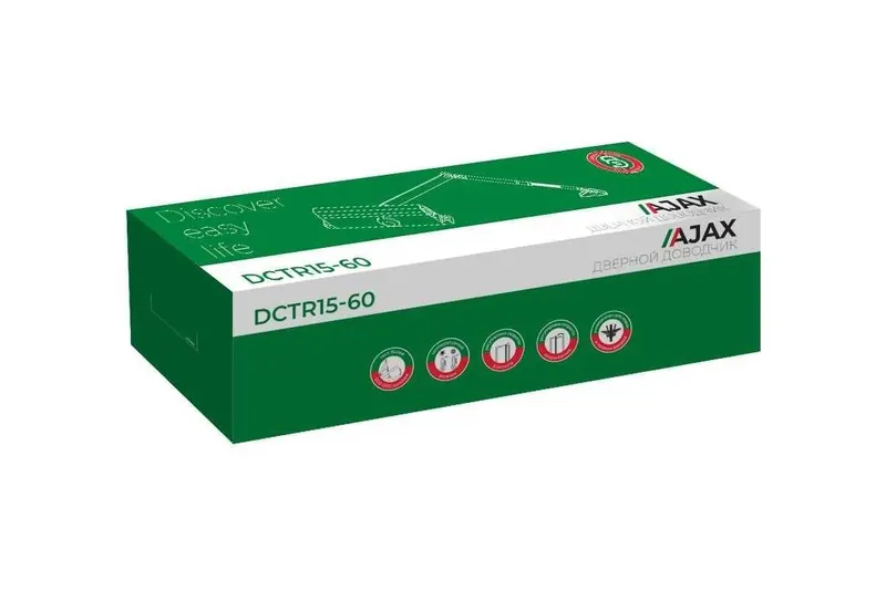 Доводчик дверной Ajax DCTR15-60 от 15 до 60 кг 3