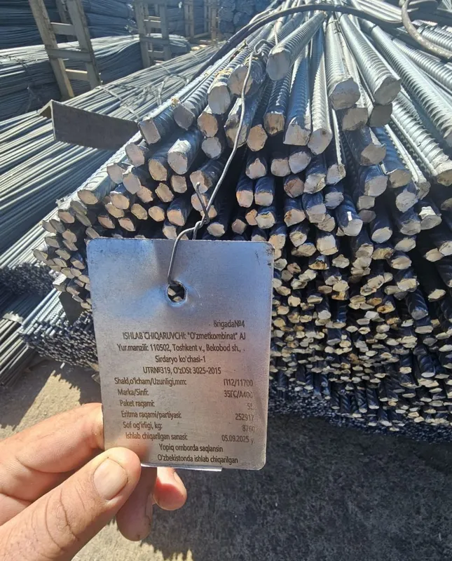 Bekobod armaturasi 8–32 mm | Bekobod armatura | Yetkazib berish 3