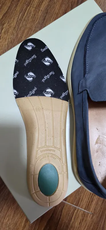 Мужские лоферы от эксклюзивного бренда "Santoni" made in Italy — фото 5