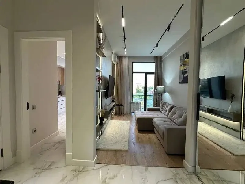 1-комнатная квартира в ЖК Tiara Residence (Мирзо-Улугбекский), 34 м², 7/10, с ремонтом и балконом — фото 6