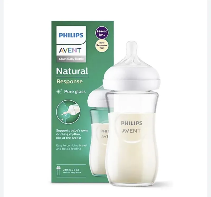 Бутылочка Philips AVENT Natural. Стеклянная 240 мл