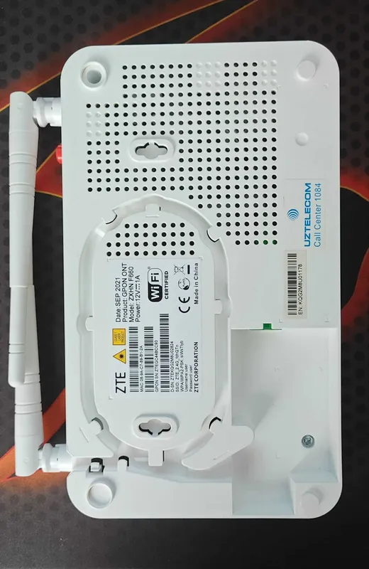 Роутер для Uztelecom интернета GPON ZTE F660 V.7 — фото 1