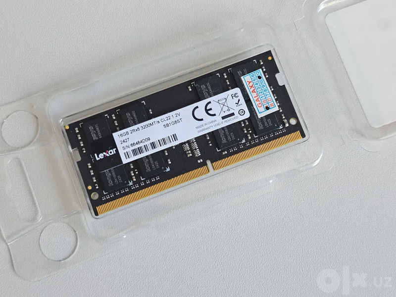 SOTAMAN Lexar 16GB DDR4 3200MHZ SODDIM Noutbuklar uchun tezkor xotira 1 SOTAMAN Lexar 16GB DDR4 3200MHZ SODDIM Noutbuklar uchun tezkor xotira 1