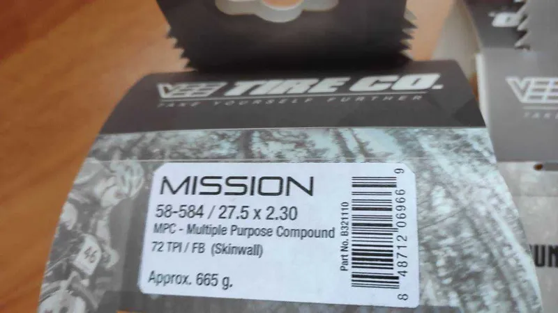 Вело шины Vee Tire Mission 27.5 x 2.3 Пара — фото 3