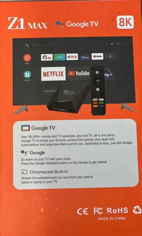 Z1 MAX 8K Ultra HD — Smart TV Box | Yangi va Kuchli! Мощная приставка! — фото 4
