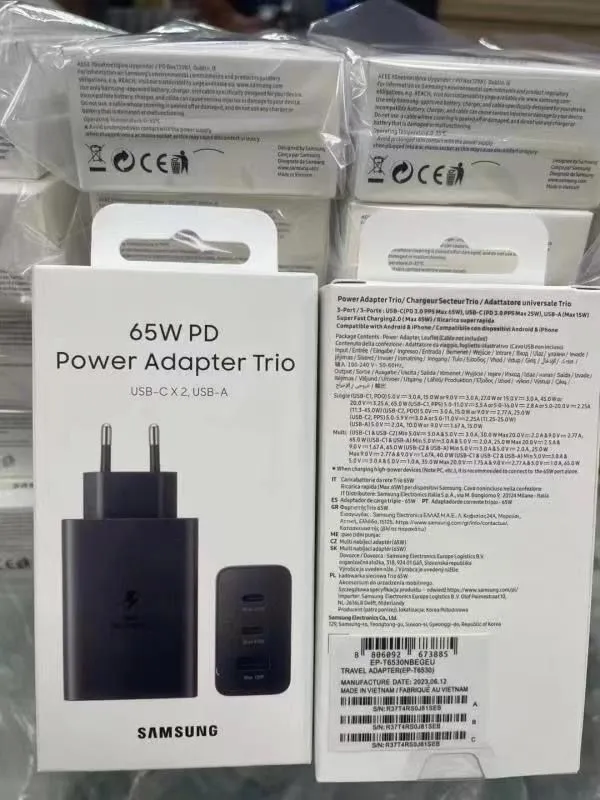 Samsung 25w 45w 65w, оригинальный блок питания, зарядка — фото 2