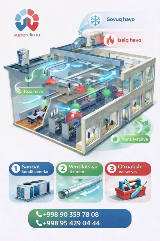 Ventilatsi ya kanditsaner tizimlari bóyicha xizmatlar — фото 1