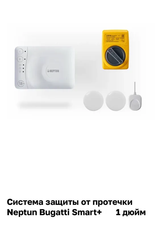 25мм 1 дюйм Neptun Profi Smart+