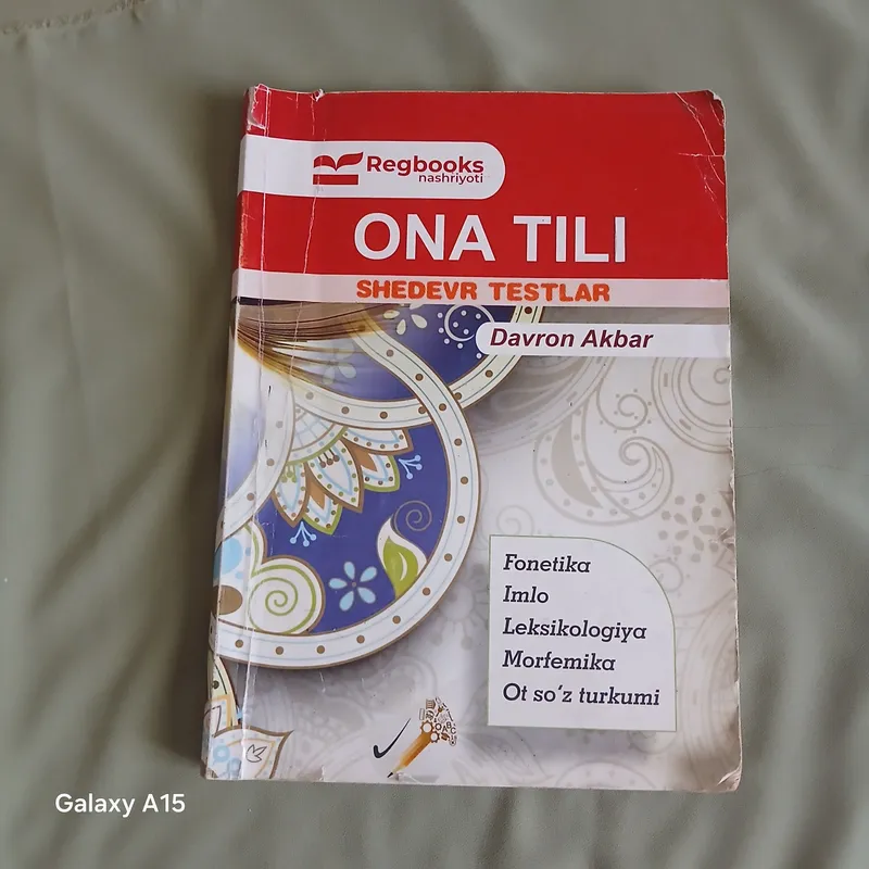 Ona tili shedevr testlar. Davron Akbar. 2