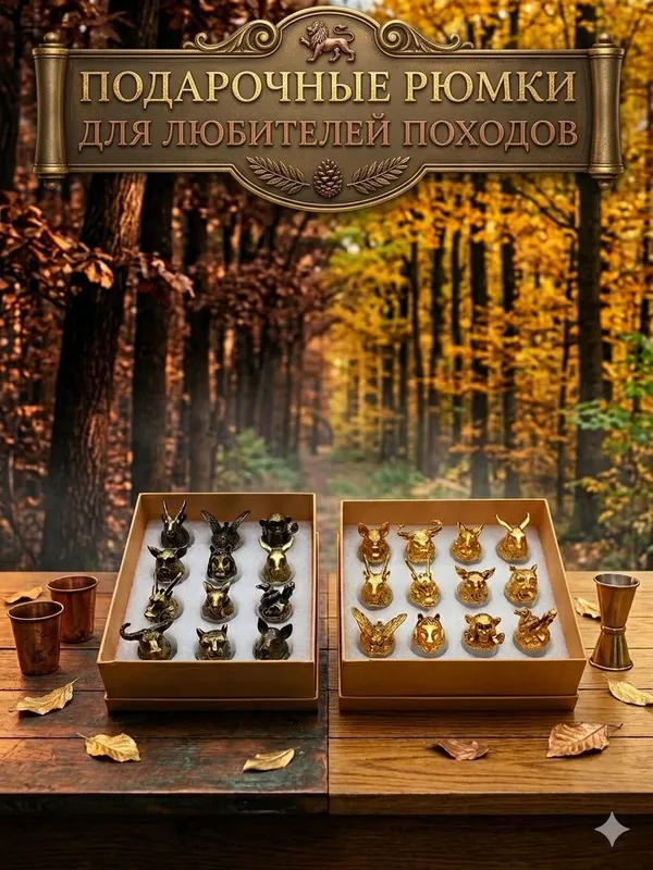 Эксклюзивный подарочный набор стопок «12 знаков зодиака» 1 Эксклюзивный подарочный набор стопок «12 знаков зодиака» 1