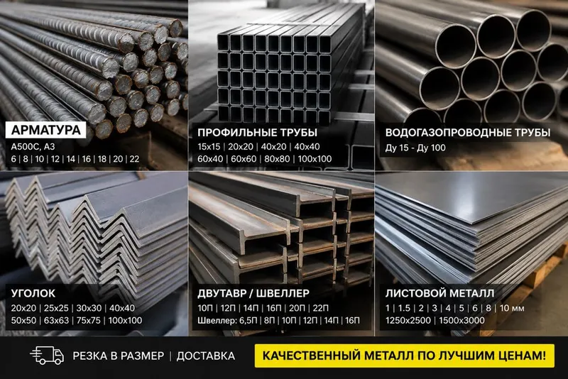 Металлбаза,Оптом armatura profil truba dvutavr 1