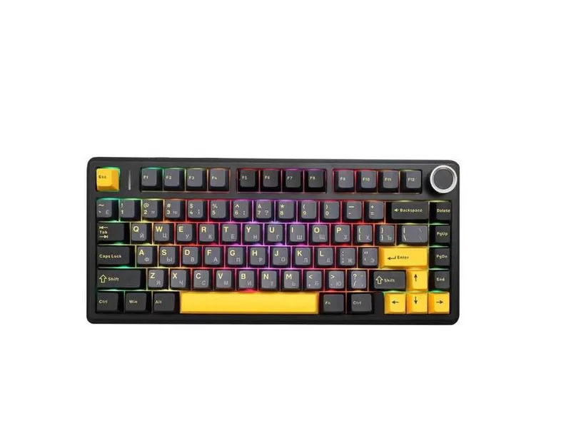 | Клавиатура AULA F75 Black-Blue-Orange | Клавиатура AULA F75 Black-Blue-Orange