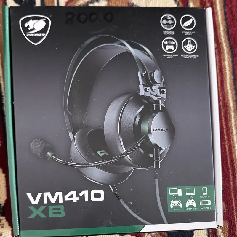 Игровые проводные наушники Cougar VM 410xb 1 Игровые проводные наушники Cougar VM 410xb 1