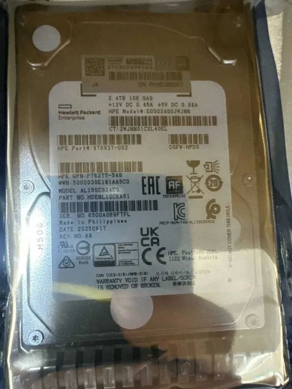 Жесткий диск HDD для сервера 2.4TB 10K 12G SAS 2.5inch Hard Drive